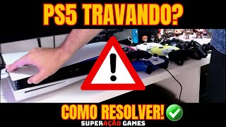 PS5 COM PROBLEMA LENTO E TRAVANDO JOGOS COMO RESOLVER PELO MODO DE SEGURANÇA [upl. by Cavan561]