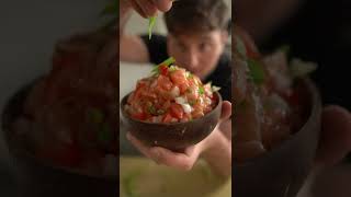 If Ceviche and Poke Had A Baby  Hawaiian Lomi Lomi Salmon [upl. by Naugal]