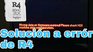 Reparar Error De software R4 y que funcione con fecha actual [upl. by Notsirk]