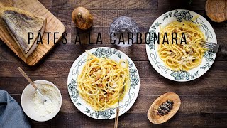 Pâtes à la carbonara la vraie recette italienne [upl. by Natan22]