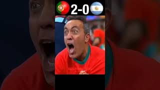 Ronaldo is angry 😈  portogul vs Argentina world cup 2026 imaginary youtube fotball shorts [upl. by Aenert]