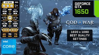 GTX 1650  God of War Ragnarök  Best Settings [upl. by Pleione]