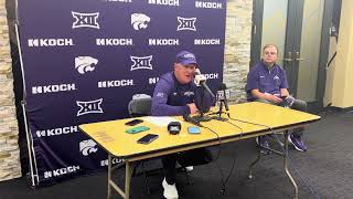 Kansas State Football  Head Coach Chris Klieman discusses KState’s 3128 win over Colorado [upl. by Arehc]