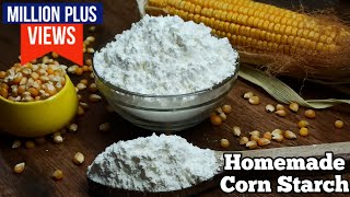 How to Make CORNSTARCH At Home  Homemade Cornflour Recipe [upl. by Ayam]