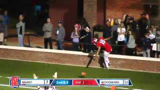 Woodward 7 Ryan Glover to 18 Jacob Robertson for a 40 yard TD pass [upl. by Flanders894]