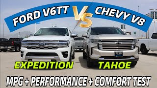 2023 Chevy Tahoe High Country VS Ford Expedition Platinum Test Which Luxury SUV Performed The Best [upl. by Ityak887]