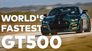 Worlds Fastest Shelby GT500 Mustang  204 MPH GT500 RUN  VENOM 1000 by HENNESSEY [upl. by Thor]