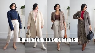 Easy Office Outfits with Outerwear  Winter 2023  2024 [upl. by Jonina19]