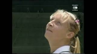 Tennis  Wimbledon 1999  Womens Singles Semi Finals featuring Lindsay Davenport amp Steffi Graf [upl. by Einon134]