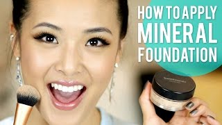 How to Apply Mineral Foundation BareMinerals [upl. by Celisse]