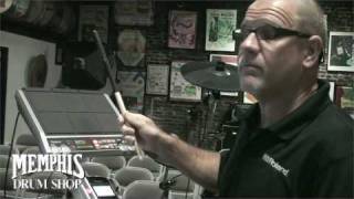 Roland SPDS demo by Texas Tim Root at Memphis Drum Shop [upl. by Setarcos111]