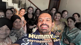 My Moms Retirement Day  Kanpur Vlog [upl. by Neahs895]