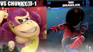 ChunkyKong Donkey Kong vs ESAM Mii Brawler  21 Sep 24 [upl. by Ruella]