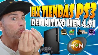 FIX Tiendas PS3 HEN 491 OFICIAL  TODAS LAS TIENDAS 100 FULL FREE WORK [upl. by Ardyaf]