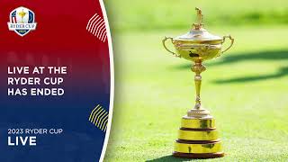 Live at the Ryder Cup  Day 3 Morning  2023 [upl. by Hazard]