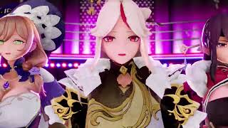 【Genshin Impact🔯🌹⭐️ ✖️ MMD】Lisa🔯Beidou🌹Ningguang⭐️❤️GIRLS❤️ [upl. by Euphemie]