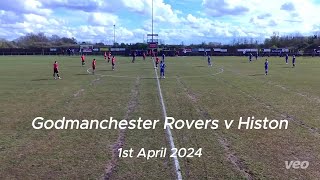 Godmanchester Rovers v Histon UCL  01042024 [upl. by Nenad]