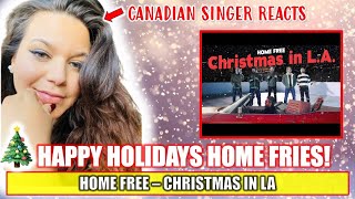 🎄HOME FREE CHRISTMAS MUSIC REACTION  Christmas in LA reactionvideo homefreereaction [upl. by Uticas]