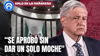 “Estoy contentísimo” AMLO celebró aprobación del Presupuesto de Egresos 2024 [upl. by Marquita]