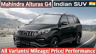 Mahindra Alturas G4 2021 Detailed Review Video In Hindi [upl. by Bonnibelle]