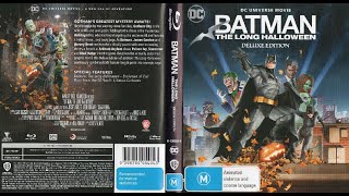 DC Comics Batman The Long Halloween 2021 2022 Australian Deluxe Edition BluRay Closer Look [upl. by Urbanna]