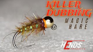 KILLER DUBBINGMAGIC HAREfly tying [upl. by Xam]