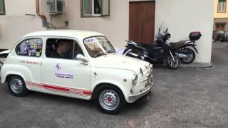 Abarth 850 TC 1961 di Papini mentre esce dallofficina [upl. by Lilian]