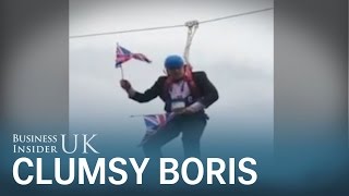 London Mayor Boris Johnsons clumsiest moments [upl. by Pren739]