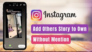 How to Put Others Story on My Story Without Mention [upl. by Hafeenah]