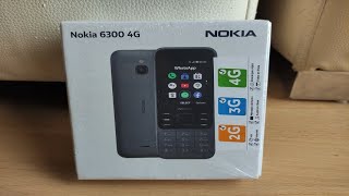 Loquendo Nokia 6300 4G KaiOS Unboxing Español [upl. by Rebmeced]