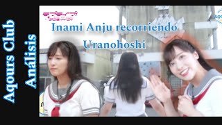 Inami Anju🍊 muestra Uranohoshi🏫 en la Vida Real y canta Thanks You Friends Aqours ClubAnalisis [upl. by River782]