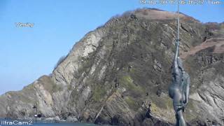 Ilfracombe Harbour in Devon at high tide 19042016 [upl. by Aleunam]