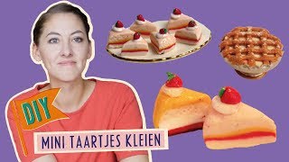 Knutselen amp DIY  Gebakjes van klei  Muizenhuis Tutorial [upl. by Noir69]