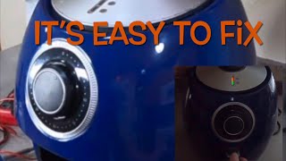 HOW TO REPLACE DOOR SWITCH  SAFETY SWITCH ON AIR FRYER  Air fryer not working [upl. by Notsehc]