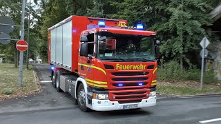 Gefahrguteinsatz WLF ABGefahrgut Feuerwehr Gelsenkirchen FW 2 [upl. by Pardner]