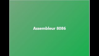 Ex3 Assembleur 8086 [upl. by Camilla]