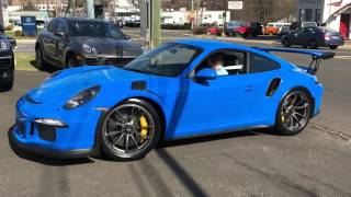 PTS Voodoo Blue Porsche 911 GT3RS  Startup Small Acceleration [upl. by Annaid]