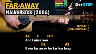 Far Away  Nickelback 2006 Easy Guitar Chords Tutorial with Lyrics [upl. by Albarran]