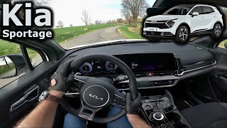 2022 Kia Sportage GTLine Hybrid  POV test drive [upl. by Minny]