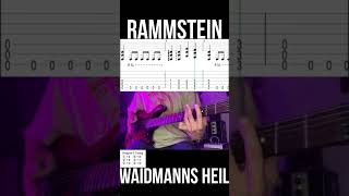 RammsteinWaidmanns Heil rammstein guitar music guitarplayer [upl. by Koenraad]