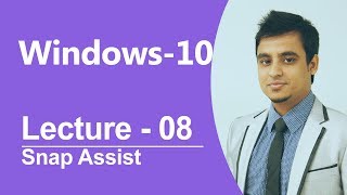 Windows 10 Bangla Tutorial08  snap assist [upl. by Gilburt]