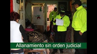 Allanamiento sin orden judicial [upl. by Nimsaj674]