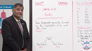 Class 10  Chemistry  Chapter 10  Lecture 9 Salts amp Preparations of Salts  Allied Schools [upl. by Nolava664]