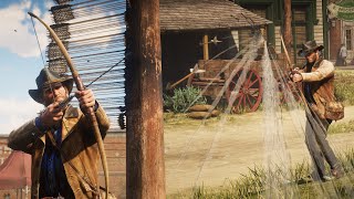 INSANLY FAST Bow And Arrow  Red Dead Redemption 2 [upl. by Gherardo]