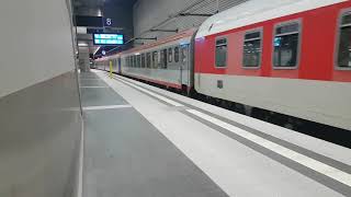 ÖBB Nightjet NJ 470 leaving Berlin HBF [upl. by Beeck5]