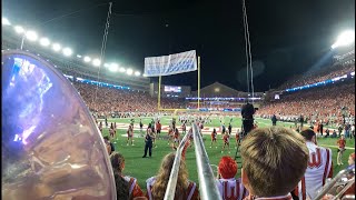 Badger Band plays “On Wisconsin” after Extra Point [upl. by Wes]