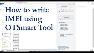 How to use OTSmart to write IMEI to LG Android [upl. by Nezah]