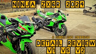 zx6r 2024 review  zx6r 2024 price in india  zx6r 2024 top speed  zx6r full system exhaust [upl. by Dlorad683]