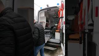 New Ambulance Loading Stretcher  International SOS Sakhalin [upl. by Hehre]