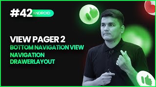 42 ViewPager2 BottomNavigationView Navigation DrawerLayout Android dasturlash darslari [upl. by Ruthy456]